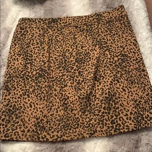 cheetah skirt